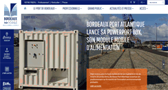 Desktop Screenshot of bordeaux-port.fr